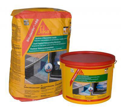 Revêtement d étancheité SIKALASTIC 155 gris kit de 30kg Réf 493662 SIKA