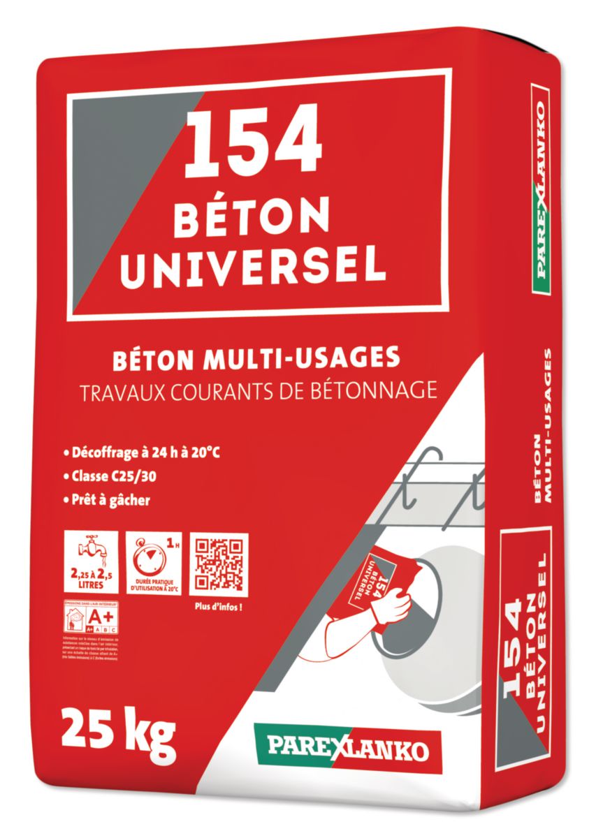 Beton universel 154 sac de 25 kg PAREXLANKO